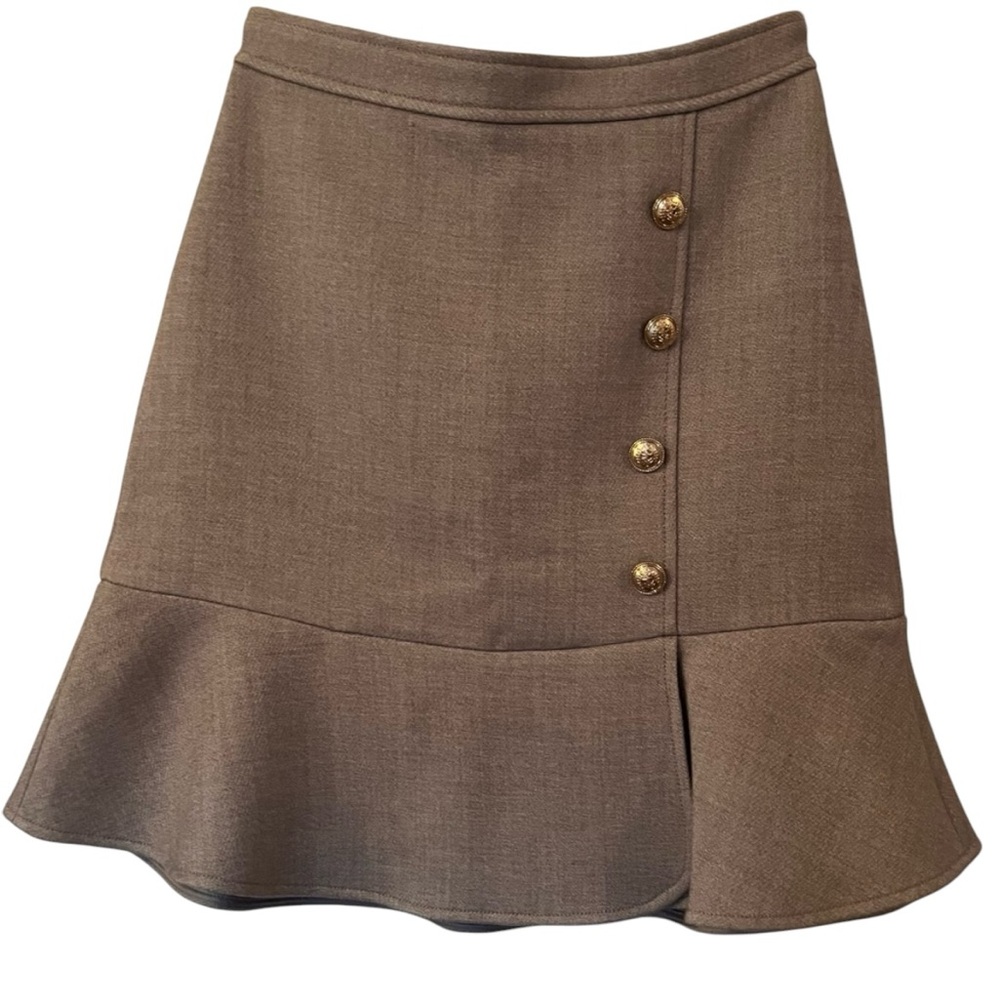 Ochirly•Gray Midi Skirt